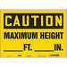 Safety Sign 10 in x 14 in Vinyl