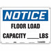 Safety Sign 10 in x 14 in Aluminum