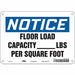 Safety Sign 7 inx10 in Polyethylene
