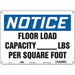 Safety Sign 10 in x 14 in Polyethylene