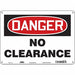 Safety Sign 10 in x 14 in Polyethylene