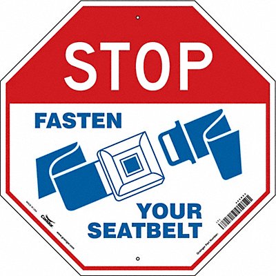 Safety Sign 24 in x 24 in Aluminum