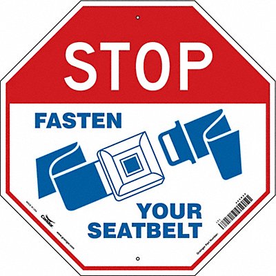 Safety Sign 24 inx24 in Vinyl