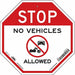 Safety Sign 18 inx18 in Polyethylene