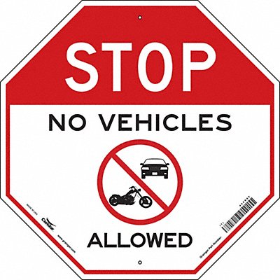 Safety Sign 24 inx24 in Polyethylene