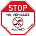 Safety Sign 18 inx18 in Vinyl