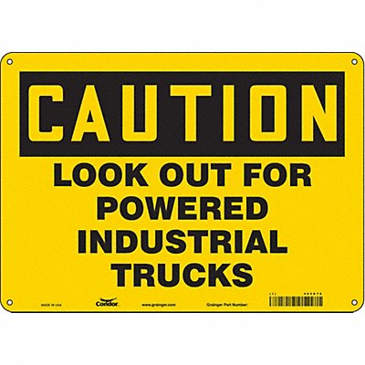 Safety Sign 10 inx14 in Aluminum