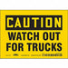 Safety Sign 5 inx7 in Vinyl