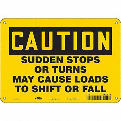 Safety Sign 7 inx10 in Polyethylene