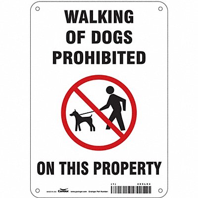Safety Sign 10 in x 7 in Aluminum