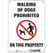 Safety Sign 10 in x 7 in Aluminum