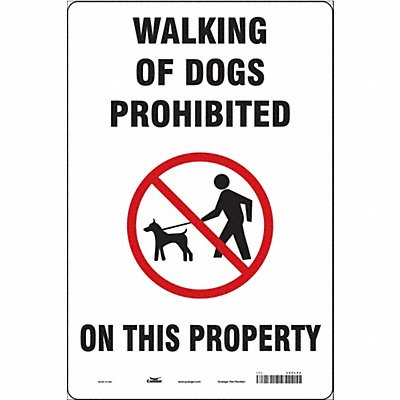Safety Sign 18 in x 12 in Aluminum