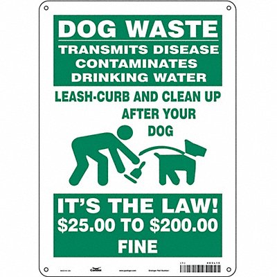 Safety Sign 14 in x 10 in Aluminum