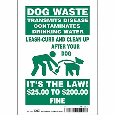 Safety Sign 10 in x 7 in Vinyl
