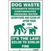 Safety Sign 18 in x 12 in Vinyl