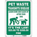 Safety Sign 14 in x 10 in Aluminum