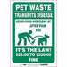 Safety Sign 10 in x 7 in Vinyl