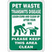 Safety Sign 10 in x 7 in Polyethylene