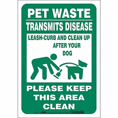 Safety Sign 10 in x 7 in Vinyl