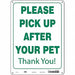 Safety Sign 14 in x 10 in Aluminum