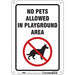 Safety Sign 10 in x 7 in Aluminum