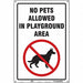 Safety Sign 18 in x 12 in Aluminum