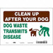 Safety Sign 7 in x 10 in Vinyl
