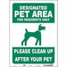 Safety Sign 14 in x 10 in Vinyl