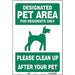 Safety Sign 18 in x 12 in Vinyl