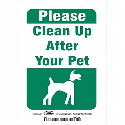 Safety Sign 7 in x 5 in Vinyl