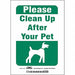 Safety Sign 7 in x 5 in Vinyl