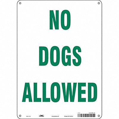 Safety Sign 14 in x 10 in Polyethylene
