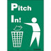 Safety Sign 14 in x 10 in Vinyl
