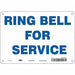 J9841 Safety Sign 7 in x 10 in Polyethylene