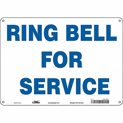 J9841 Safety Sign 10 in x 14 in Vinyl