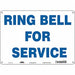 J9841 Safety Sign 10 in x 14 in Vinyl