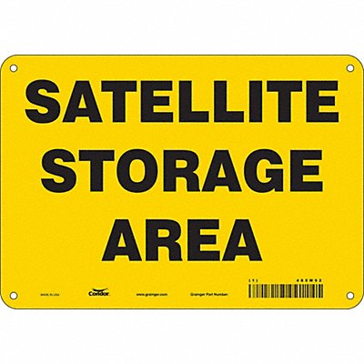 J9842 Safety Sign 7 in x 10 in Aluminum