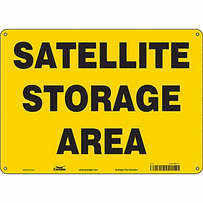 J9842 Safety Sign 10 in x 14 in Aluminum