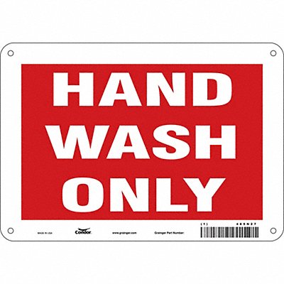 K1079 Safety Sign 7 in x 10 in Aluminum