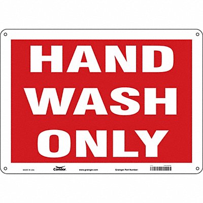 K1079 Safety Sign 10 in x 14 in Aluminum