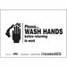 Safety Sign 5 in x 7 in Vinyl