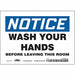 Safety Sign 5 in x 7 in Vinyl
