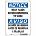 Safety Sign 10 in x 7 in Aluminum