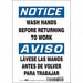 Safety Sign 10 in x 7 in Vinyl