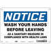 Safety Sign 7 in x 10 in Aluminum