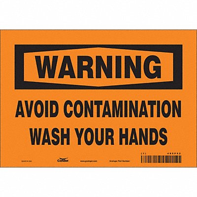 Safety Sign 7 in x 10 in Vinyl