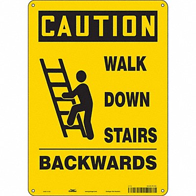 Safety Sign 14 inx10 in Aluminum