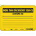 Safety Sign 7 in x 10 in Aluminum