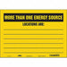 Safety Sign 10 in x 14 in Vinyl