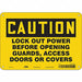 Safety Sign 7 inx10 in Polyethylene